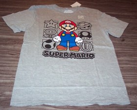 SUPER MARIO BROS. Nintendo T-Shirt MENS SMALL NEW w/ TAG NES N64 WII