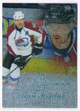2014-15 FLEER SHOWCASE FLAIR BLUE ICE MILAN HEJDUK 03/99 COLORADO AVALANCHE #22