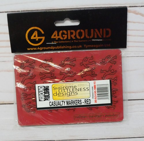 9 x 4Ground Supreme Littleness Designs, Casualty Markers Red & Green, 18mm - Picture 4 of 7