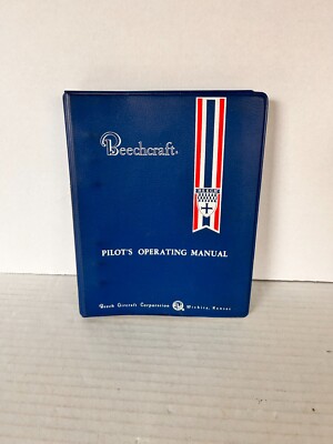 Vintage Original Beechcraft Sierra B24R Pilot Operating Handbook Manual 1973