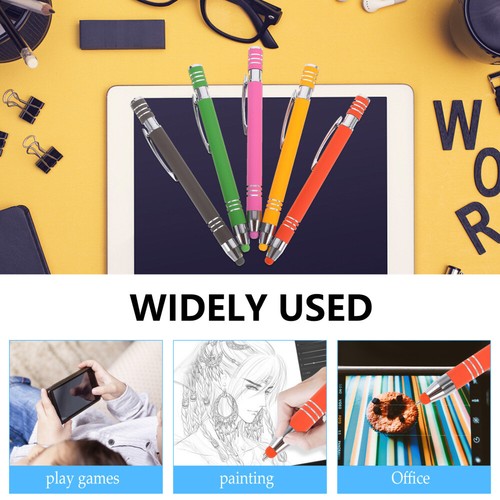 5 Pcs Metal Ballpoint Pen 2-in-1 Capacitive Pens Multifunctional Stylus - 第 10/12 張圖片
