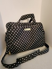 JuJuBe Be Prepared Legacy The Duchess Diaper Bag Black White Polka Dot