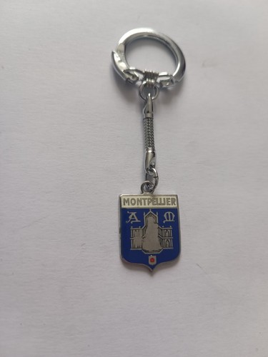 Porte clés Blason Armoiries Ville MURAT Keychain Vintage 70