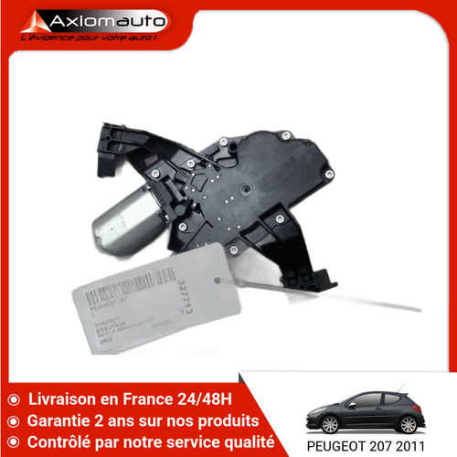 Moteur essui glace arrière Peugeot 207 SW Break 2007 - 2010 - Valeo