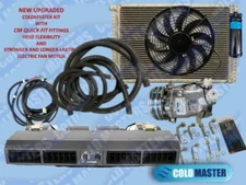 Coldmaster Upgraded Universal Underdash A/C Kit 223-1B w/ Quick Fit, 2A-V Belt