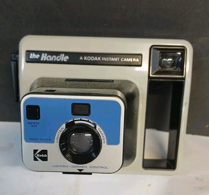 Kodak Instant Camera The Handle Vintage Polaroid Color Film Camera-image