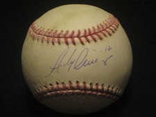 ANDY PHILLIP & ROY WHITE YANKEES STARS DUAL HAND SIGNED AUTOGRAPHED OML BASEBALL