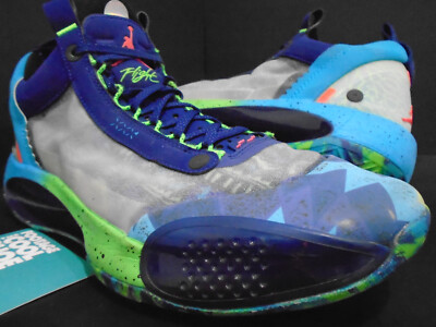 NIKE AIR JORDAN XXXIV 34 LOW EYBL REGENCY PURPLE BLUE VOLT ZION