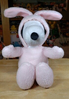 Hallmark United Feature Syndicate Snoopy Easter Bunny Costume 15'' **READ** 