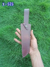 Custom Handmade 8”Fixed blade Leather Sheath / Holster / Case / vertical Knife