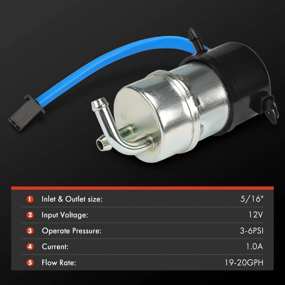 Топливный насос для мотоцикла Yamaha Road Star 1999 2000 2001 2003 16710HA7672 - Изображение 3 из 4