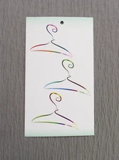 500 FASHION TAGS BOUTIQUE HANG TAGS PRICE TAGS WITH 500 PLASTIC LOOPS