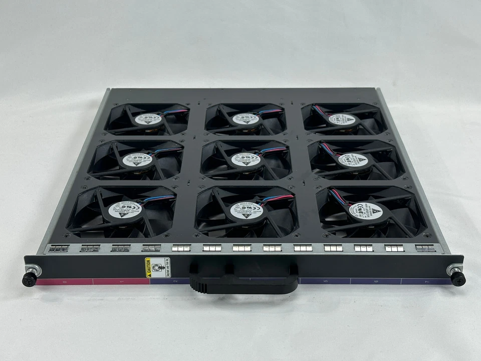 HPE H3C A7506 Fan Tray Assembly S7506E 7506 9x 92MM 68CFM 12V DC 0.6A Fans - Image 2 of 4