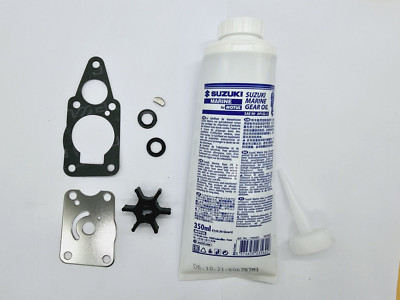 SUZUKI GEAR OIL &  IMPELLER KIT  OUTBOARD 4 5 HP 2 STROKE 17400-98652 DT4 DT5