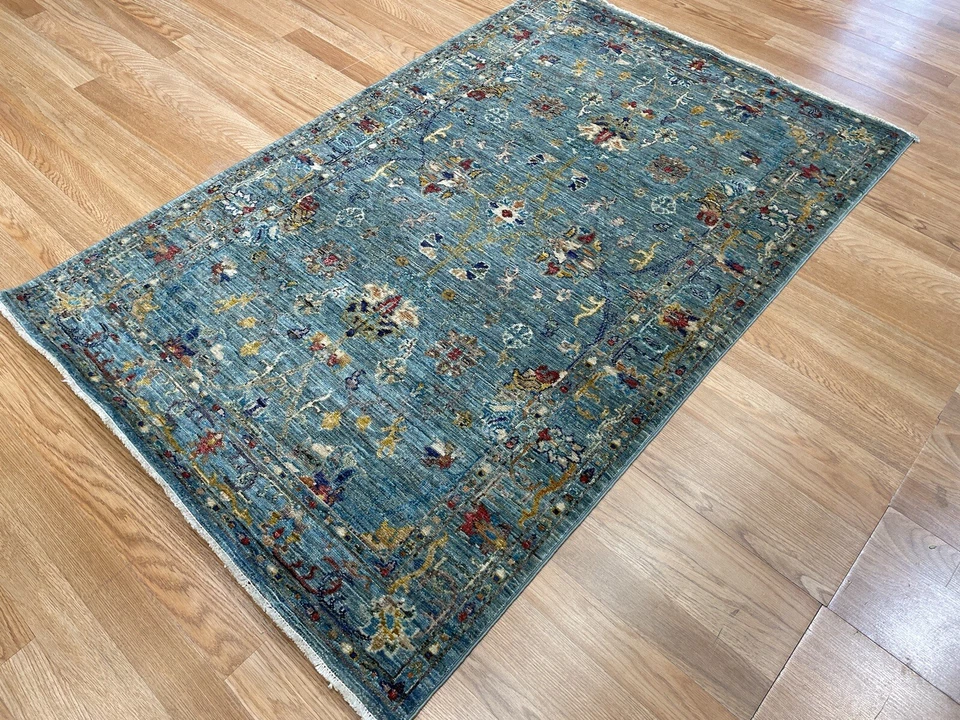 Perfect Peshawar - Oriental Choobi Rug - Turkish Oushak Design - 3.3 x 5.1 ft. - Image 4 of 4