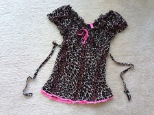 Betsey Johnson Intimates Victoria's Secret baby doll nightie top sleep vintage S