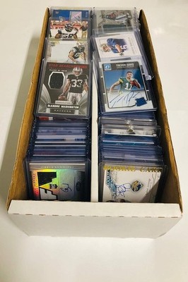 Unique NFL Football Card Lot 10 Relic Autographed Cards for Fans and Collectors