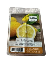 Bed Bath And Beyond Ambiscents 2.5 Oz Wax Melts Lemon Mint Blossom Home Smells 6
