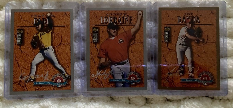 Lot Of 3 Collectors Choice Upper Deck CC W/Lorraine, Park, Randa