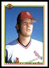John Ericks 1990 Bowman #190 Cardinals MLB READ FREE SHIPPING AutographDen