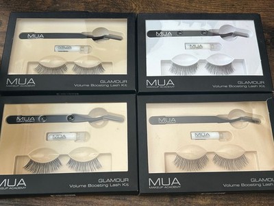 MUA Makeup Academy Glamour Volume Boosting Lash Kit New In Box 4 Pack