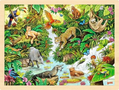 Einlegepuzzle Im Dschungel, per St (US IMPORT)