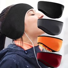 Warm Fleece Earmuffs Headband Soft Windproof Ear Warmer Unisex Outdoor Sports