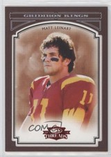2006 Donruss Threads College Gridiron Kings Red Framed 70/100 Matt Leinart u6m