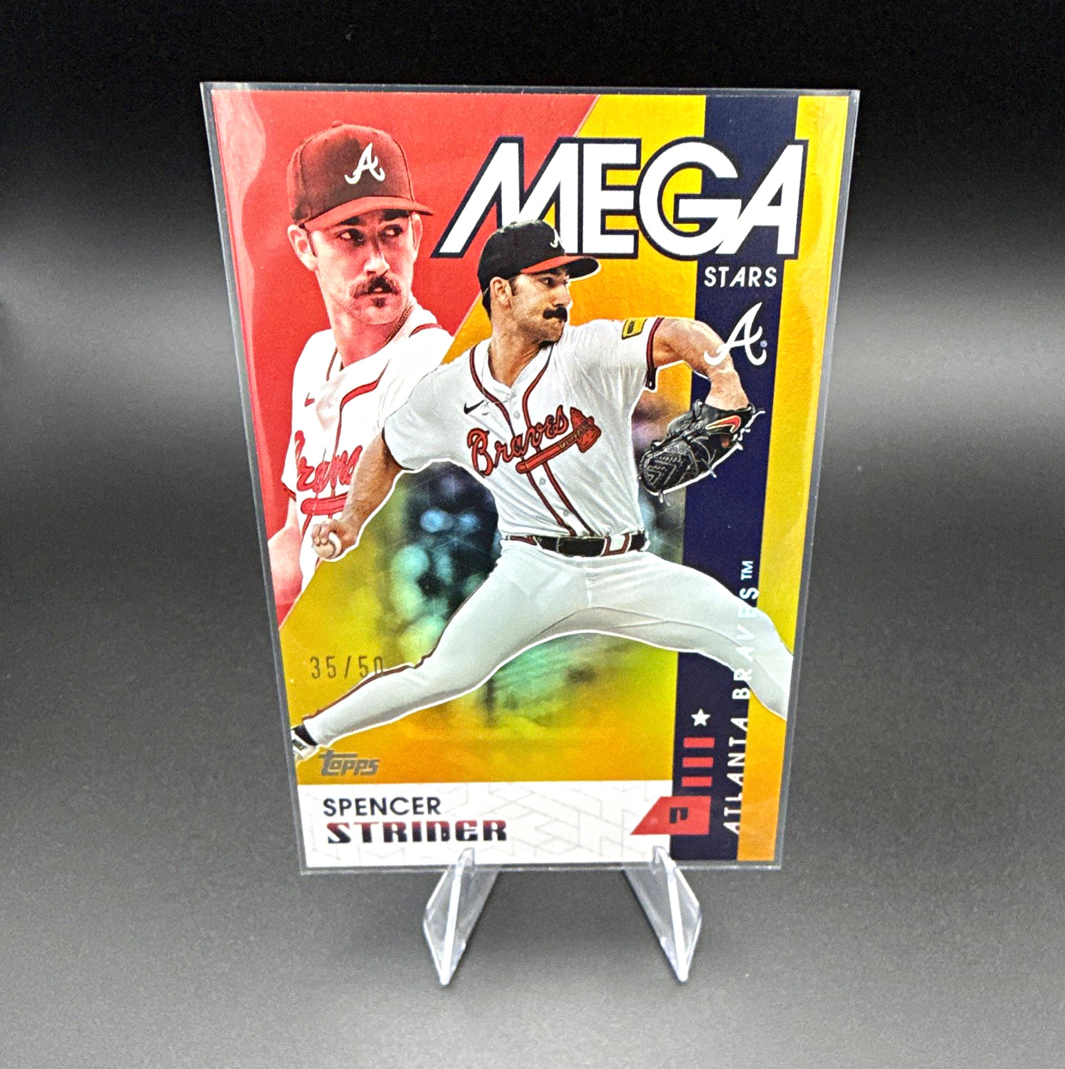 Topps 2023 Series 2 Mega Stars Spencer Strider #MS2-10 /50 Braves