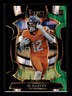 2025 Panini Select - Concourse RJ Harvey #10 Black & Green Shock Prizm (RC)