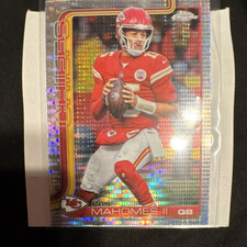 2025 Topps Chrome Patrick Mahomes II Kansas City Chiefs #148 Football
