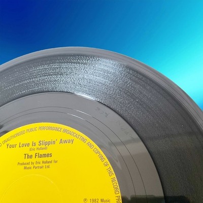The Flames - Your Love Is Slippin' Away - 1982 UK 7'' EX Thrust RUFF Rare Soul