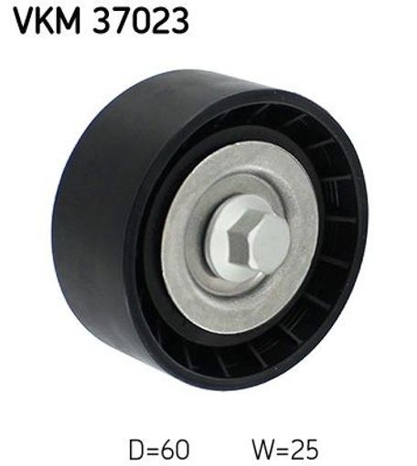 SKF VKM37023 Umlenk-/Führungsrolle für Keilrippenriemen Umlenkrolle - Bild 5