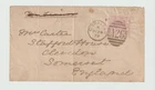b2226 GIBRALTAR 1879 2 1/2d rosy mauve Plate 16 on cover to Clevedon