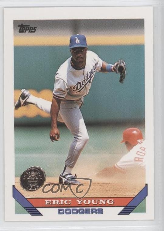 1993 Topps Inaugural Colorado Rockies Eric Young #145 0q3