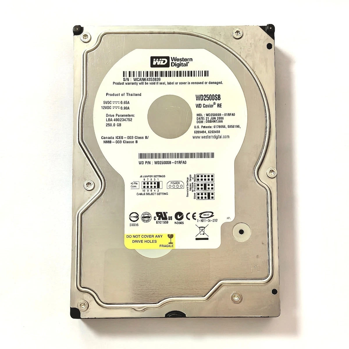 PATA/IDE/EIDE 250GB Internal Hard Disk Drives for sale | eBay