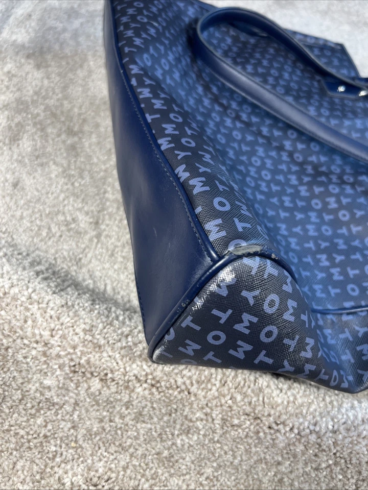 TOMMY HILFIGER Bolso de Mano Mujer Cartera Bolso de Hombro Bolso Azul Marino Foto 4 de 4