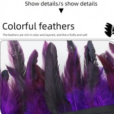 Feather Trimmed Ankle Warmers Foot Harness Accessories For Party Wear Easy Care