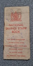 National Savings Stamp Book With 27  6d Stamps And 1  2/6d Stamp - Circa 1941-44
