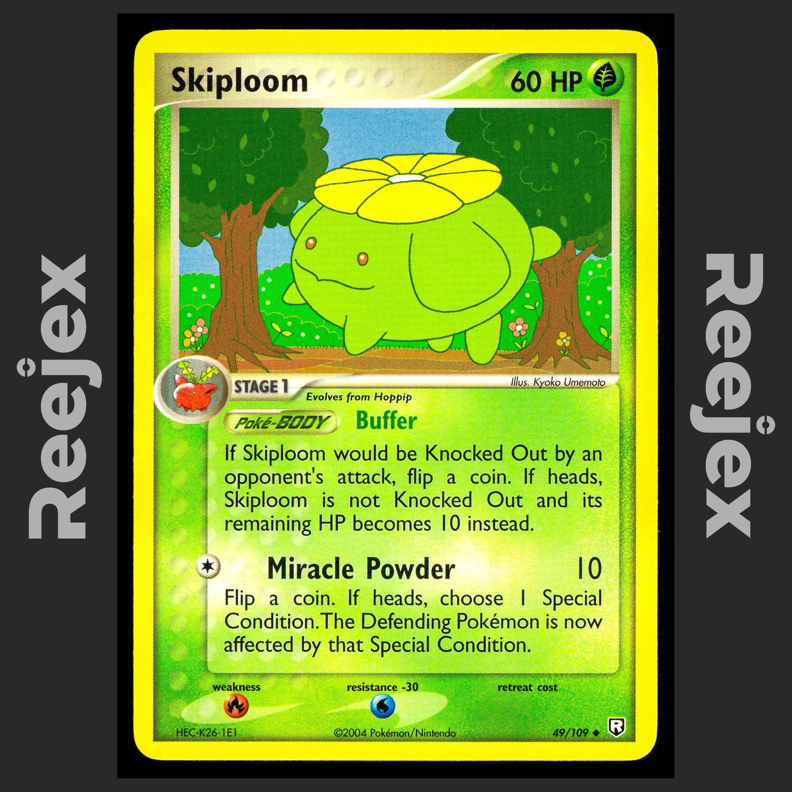 Skiploom - 49/109 - Uncommon - Team Rocket Returns - Pokemon Card - NM/M