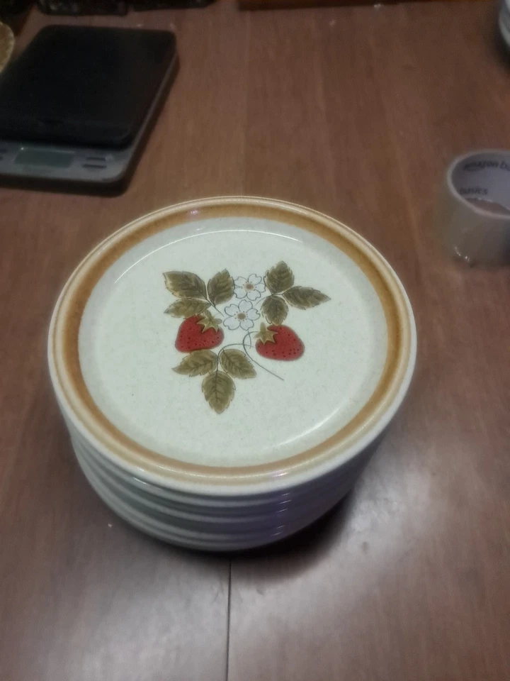 10 PLATOS DE POSTRE ENSALADA Mikasa Stone Manor Luscious 7,5" Euc Bin 195 Foto 2 de 4