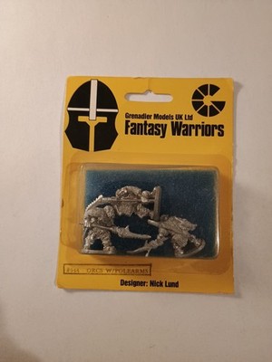 Grenadier Fantasy Warriors #944 Orcs w PoleArms  new sealed 