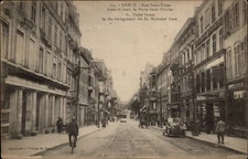 Rue Saint-Dizier Nancy France vintage postcard u878