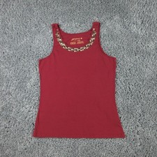 Greensource Tank Womens 2XL Red Scoop Neck St...