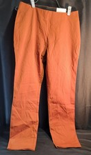 NWT A New Day Women's High-Rise Skinny Ankle Pull-On Pants Rust Brown Sz 10