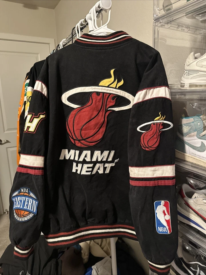 Jh Design Miami Heat Vintage Jacket Size XL - Image 3 of 4