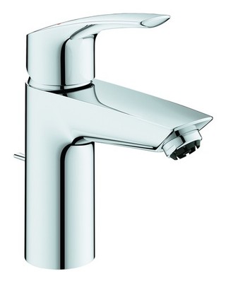 Grohe Eurosmart Einhand-Waschtischbatterie Niederdruck mit Zugstangen...