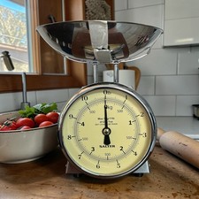 Vintage Salter Stainless Steel Scale 11lb Far...