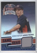 2015 Panini Stars and Stripes Longevity Sapphire 16/25 Kristofer Armstrong a3q
