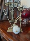 Metal Art Golf Figurine 6” Folk Art Nuts & Bolts Card Letter Clip Sam Snead Ball